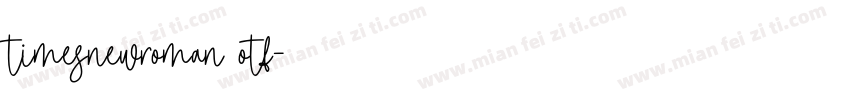 timesnewroman otf字体转换